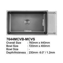 Load image into Gallery viewer, LEVANZO Mini Comb Durable 16G Stainless Steel DS47 Series Sink