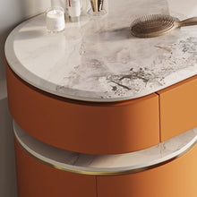 Muatkan imej ke dalam penonton Galeri, Peggy Luxury Designer Dressing Table Set With Side Cabinet 0.9m to 1.3m