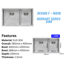 将图片加载到图库查看器,LEVENZO Germany Series Sink