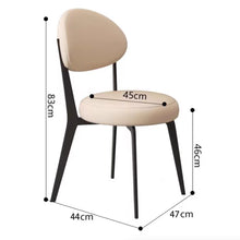 将图片加载到图库查看器,Keira Minimalist Round Seat Dining Chair