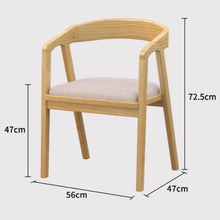Muatkan imej ke dalam penonton Galeri, Tucker Solid Wood Round Edge Dining Table 1.2m to 2m