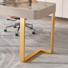 Muatkan imej ke dalam penonton Galeri, Effie Slate Work Study Desk With 3 Drawers Cabinet