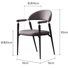 Muatkan imej ke dalam penonton Galeri, Leah Italian Style Arm Dining Chair