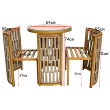 Muatkan imej ke dalam penonton Galeri, Potts Rattan Compact Balcony Outdoor Furniture