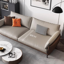 Muatkan imej ke dalam penonton Galeri, Carlo Nappa Leather Italian Design Sofa