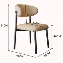 将图片加载到图库查看器,Rahul Simple Backrest Dining Chair