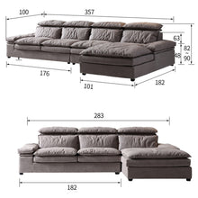 Muatkan imej ke dalam penonton Galeri, Adala Latex Seat High Tech Fabric Wide Sofa