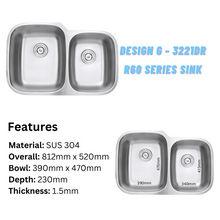 将图片加载到图库查看器,LEVANZO R60 Series Sink