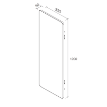 Load image into Gallery viewer, MIRAI Closet Mirror (Dark Grey)