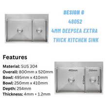 将图片加载到图库查看器,LEVANZO 4mm Extra-Thick Sink