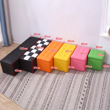 将图片加载到图库查看器,Catrin PU Leather Storage Bench Shoe Seat