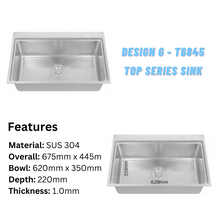 将图片加载到图库查看器,LEVANZO Top Series Singe Sink