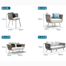 Muatkan imej ke dalam penonton Galeri, Bolton Designer Rattan Outdoor Furniture Balcony Set