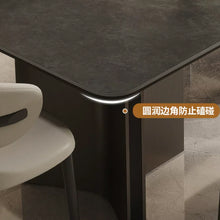 将图片加载到图库查看器,Arron Sintered Stone Full Support Base Dining Table