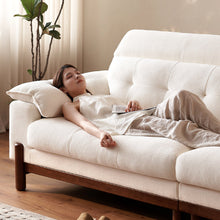 Muatkan imej ke dalam penonton Galeri, Owain Solid Wood and Adjustable Headrest Sofa