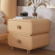 Muatkan imej ke dalam penonton Galeri, Ortiz Minimalist Double Layered PU Bedside Table