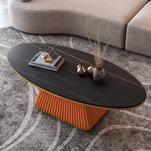 Muatkan imej ke dalam penonton Galeri, Emmie Oval Luxury Design Coffee Table