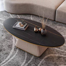 Muatkan imej ke dalam penonton Galeri, Emmie Oval Luxury Design Coffee Table