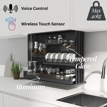 将图片加载到图库查看器,MIRAI Smart Eletric Lift Up Basket With Voice Control & Touch Sensor