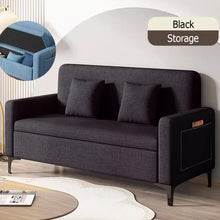 将图片加载到图库查看器,Marino Storage Fabric Sofa with Side Pocket and Pillow