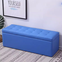将图片加载到图库查看器,Catrin PU Leather Storage Bench Shoe Seat