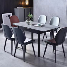 Muatkan imej ke dalam penonton Galeri, Cotton Italian Design Extendable Dining Table 1.1m to 1.4m