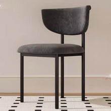 Muatkan imej ke dalam penonton Galeri, Jade Premium Velvet Fabric Dining Chair
