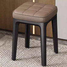 Muatkan imej ke dalam penonton Galeri, Ellena PU Leather Cushion Stackable Stool