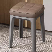 Muatkan imej ke dalam penonton Galeri, Ellena PU Leather Cushion Stackable Stool