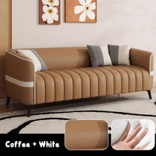 Muatkan imej ke dalam penonton Galeri, Cohen Pet Friendly PU Leather Caterpillar Seat Sofa