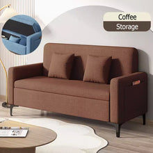 将图片加载到图库查看器,Marino Storage Fabric Sofa with Side Pocket and Pillow