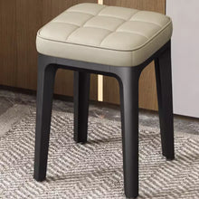 Muatkan imej ke dalam penonton Galeri, Ellena PU Leather Cushion Stackable Stool