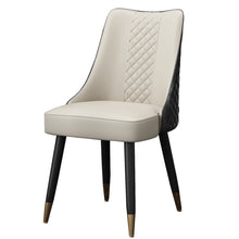 Muatkan imej ke dalam penonton Galeri, Chaim PU Leather High Back Rest Dining Chair
