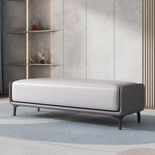 将图片加载到图库查看器,Kline Designer Lounge PU Leather Bench Fitting Room