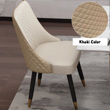 Muatkan imej ke dalam penonton Galeri, Chaim PU Leather High Back Rest Dining Chair
