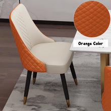 Muatkan imej ke dalam penonton Galeri, Chaim PU Leather High Back Rest Dining Chair