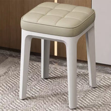 Muatkan imej ke dalam penonton Galeri, Ellena PU Leather Cushion Stackable Stool