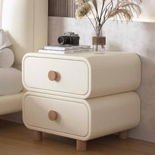 Muatkan imej ke dalam penonton Galeri, Ortiz Minimalist Double Layered PU Bedside Table