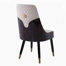 Muatkan imej ke dalam penonton Galeri, Lennox Class Leather High Back Rest Dining Chair