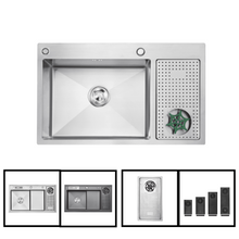 将图片加载到图库查看器,LEVANZO Glass Rinser Sink