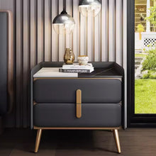 Muatkan imej ke dalam penonton Galeri, Louie Slate Top Modern Bedside Table