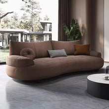 Muatkan imej ke dalam penonton Galeri, Cruz Designer Tech Fabric Curve Sofa