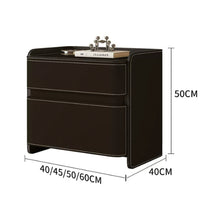 Muatkan imej ke dalam penonton Galeri, Hilario Soft Padding Leather Standalone Bedside Table