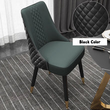 Muatkan imej ke dalam penonton Galeri, Chaim PU Leather High Back Rest Dining Chair