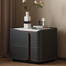 将图片加载到图库查看器,Karyn Italian Design PU Leather Beside Table
