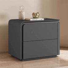Load image into Gallery viewer, Rangel Side Curve Wood Bedside Table