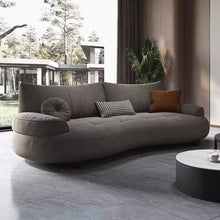 Muatkan imej ke dalam penonton Galeri, Cruz Designer Tech Fabric Curve Sofa