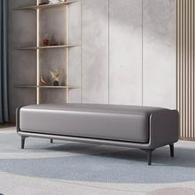 将图片加载到图库查看器,Kline Designer Lounge PU Leather Bench Fitting Room
