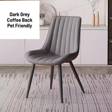 Muatkan imej ke dalam penonton Galeri, Pacheco PU Leather Cushion Luxury Dining Chair