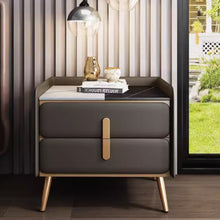 Muatkan imej ke dalam penonton Galeri, Louie Slate Top Modern Bedside Table